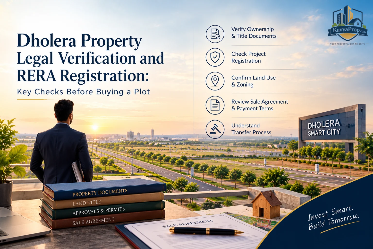Dholera Property Legal Verification and RERA Registration: Key Checks Before Buying a Plot